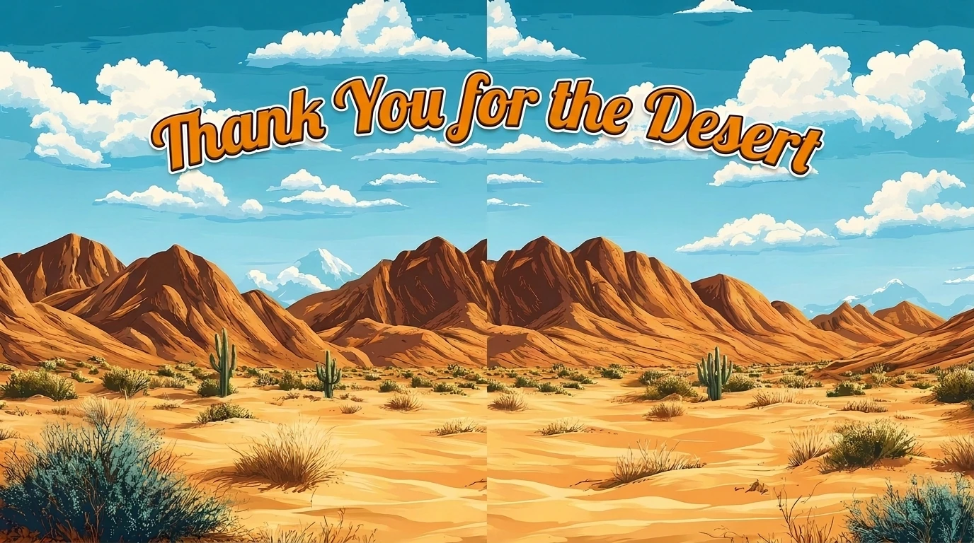 Thank You For The Desert